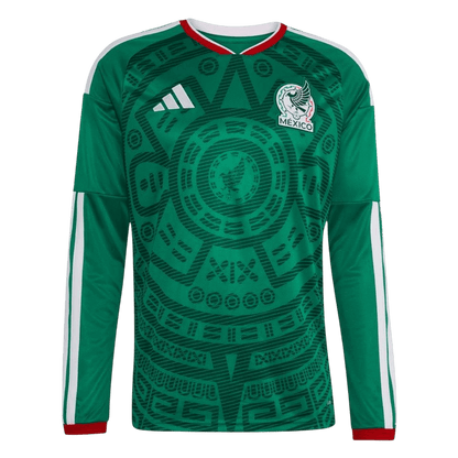 Mexique Domicile Maillot Manches Longues - Coupe du Monde 2026 Vert Grande Taille