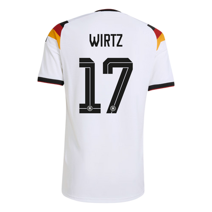WIRTZ #17 Allemagne Domicile Maillot Coupe du Monde 2026 Blanc Joueur