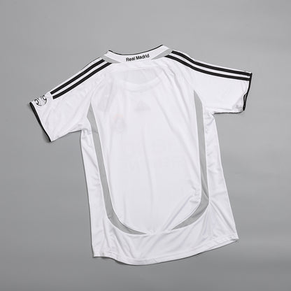 Retro Real Madrid Domicile Maillot 2006/07 Blanc