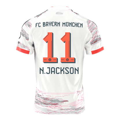 N.JACKSON #11 Munich Extérieur Maillot 2025/26 Blanc