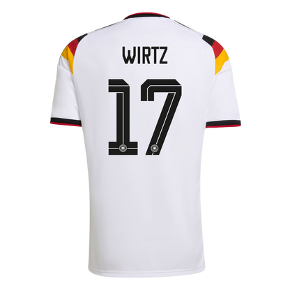 WIRTZ #17 Allemagne Domicile Maillot Coupe du Monde 2026 Blanc