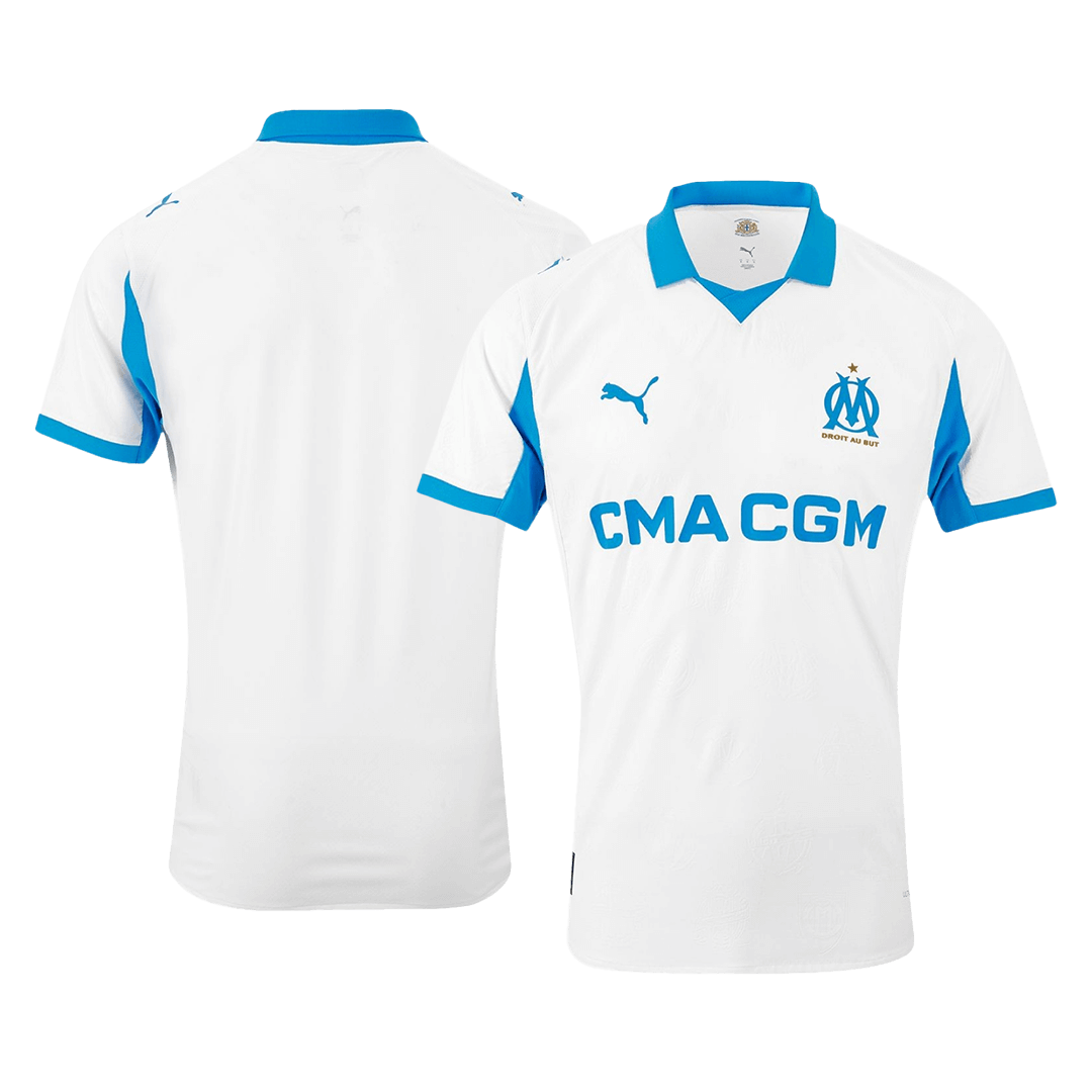 Olympique de Marseille Domicile Maillot 2025/26 Blanc Authentique