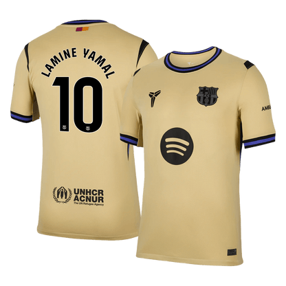 LAMINE YAMAL #10 Barcelone Extérieur Maillot 2025/26 Jaune