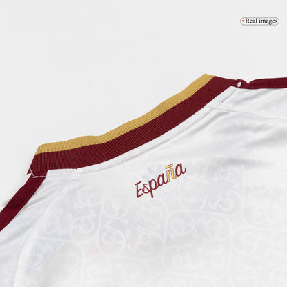 Espagne Extérieur Maillot Kit 2026 Junior Blanc