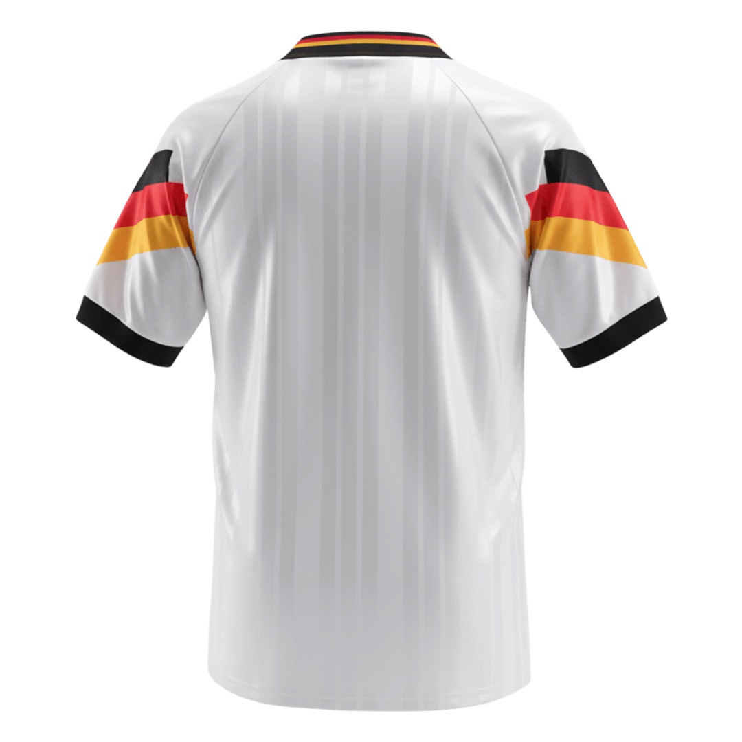 Retro Allemagne Domicile Maillot 1992 Blanc