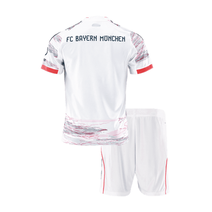 Munich Extérieur Maillot Kit 2025/26 Junior Blanc