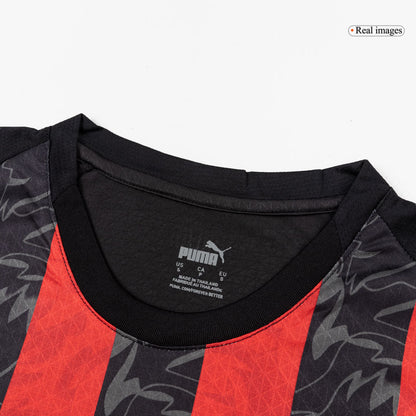 AC Milan Thuis Shirt 2025/26 Rood&Zwart Authentiek Grote Maten