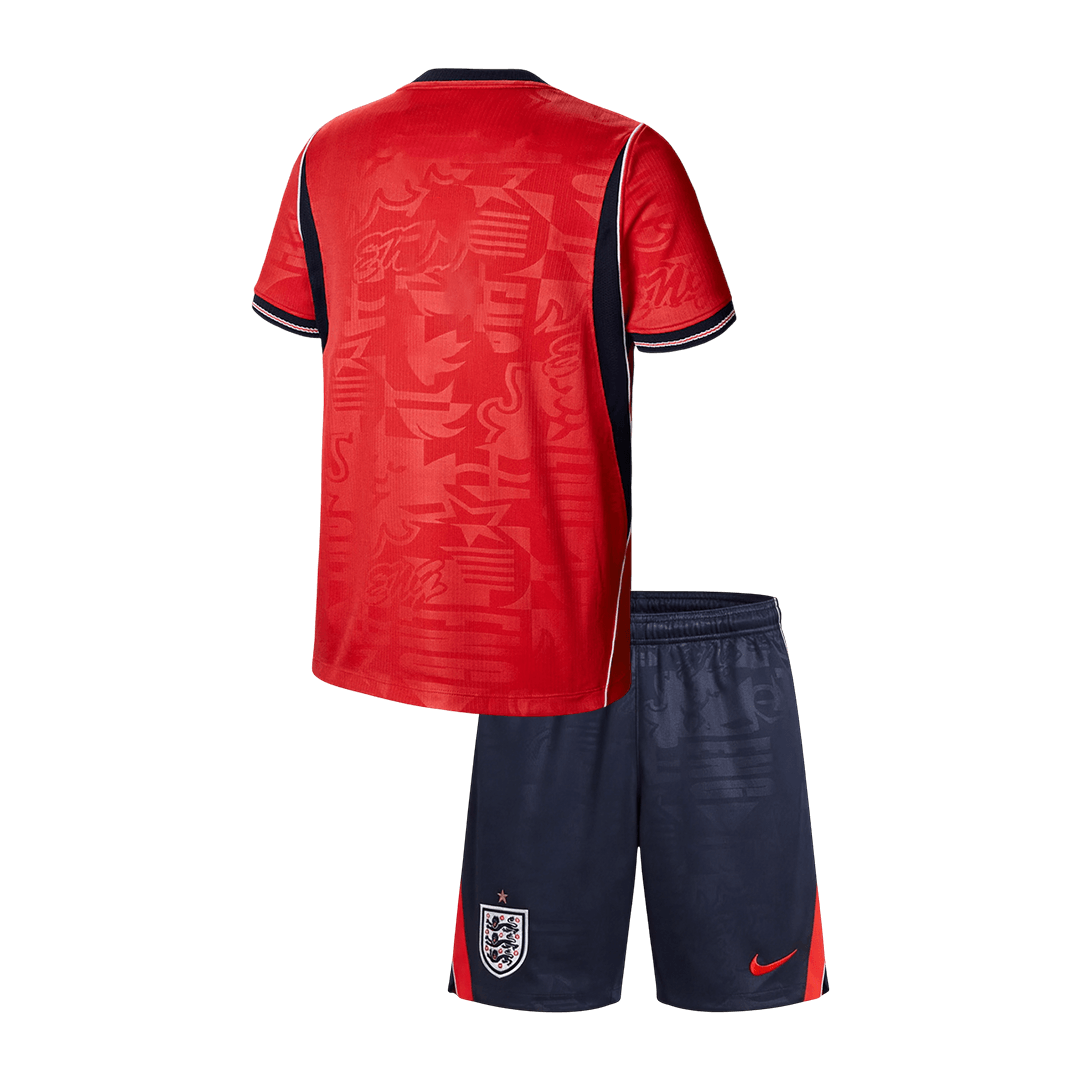 Angleterre Extérieur Maillot Kit - Coupe du Monde 2026 Junior Rouge