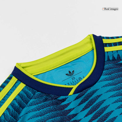 Colombie Extérieur Maillot Kit - Coupe du Monde 2026 Junior Bleu