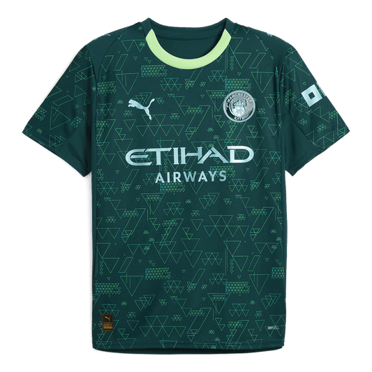 Manchester City Fourth Maillot 2025/26 Vert