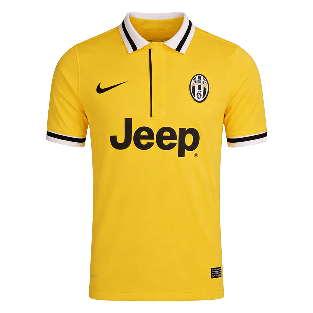 Retro Juventus Extérieur Maillot 2013/14 Jaune