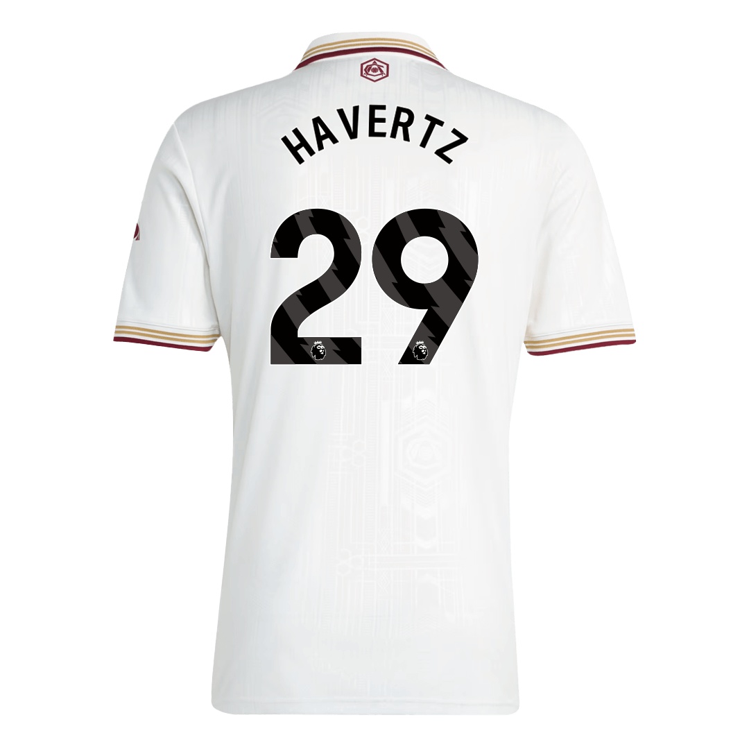 HAVERTZ #29 Arsenal Third Maillot 2025/26 Blanc