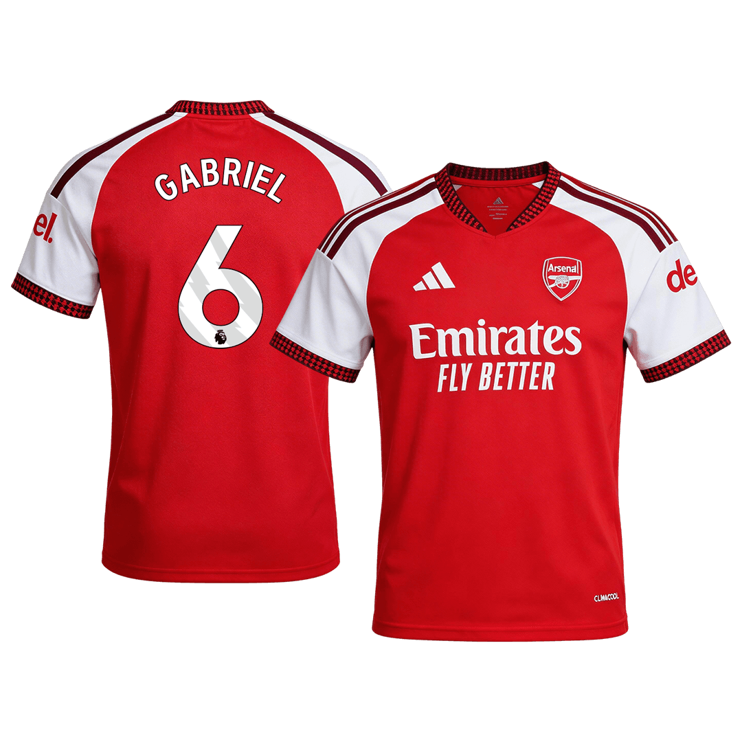 GABRIEL #6 Arsenal Domicile Maillot 2026/27 Rouge Joueur