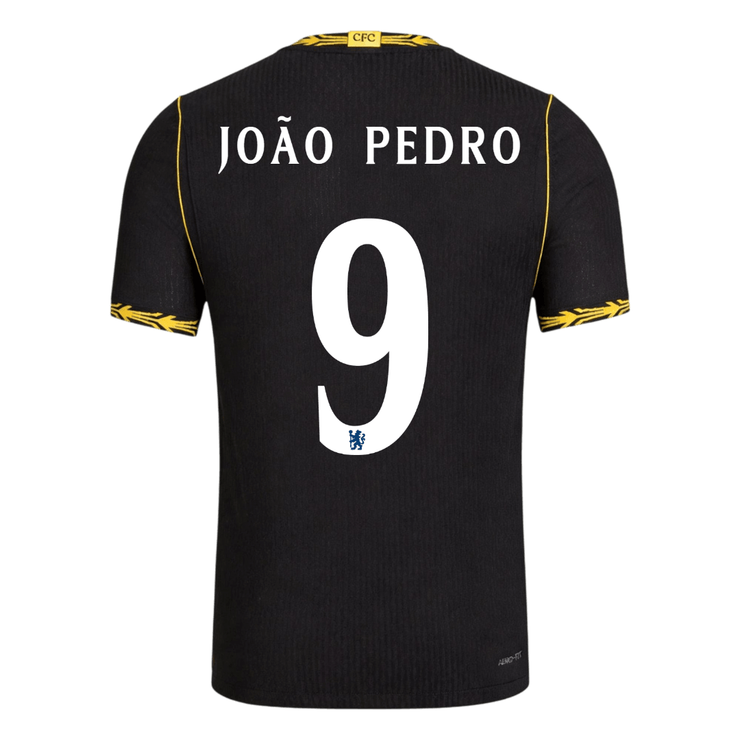 JOÃO PEDRO #9 Chelsea Extérieur Maillot 2026/27 Balck Joueur - UCL