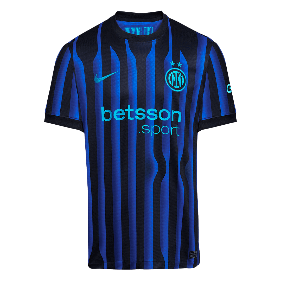 DUMFRIES #2 Inter Milan Domicile Maillot 2025/26 Blue&Black