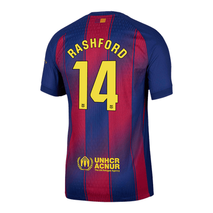 RASHFORD #14 Barcelone Domicile Maillot 2025/26 Authentique