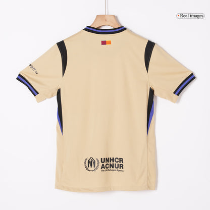 LEWANDOWSKI #9 Barcelone Extérieur Maillot 2025/26 Jaune - UCL