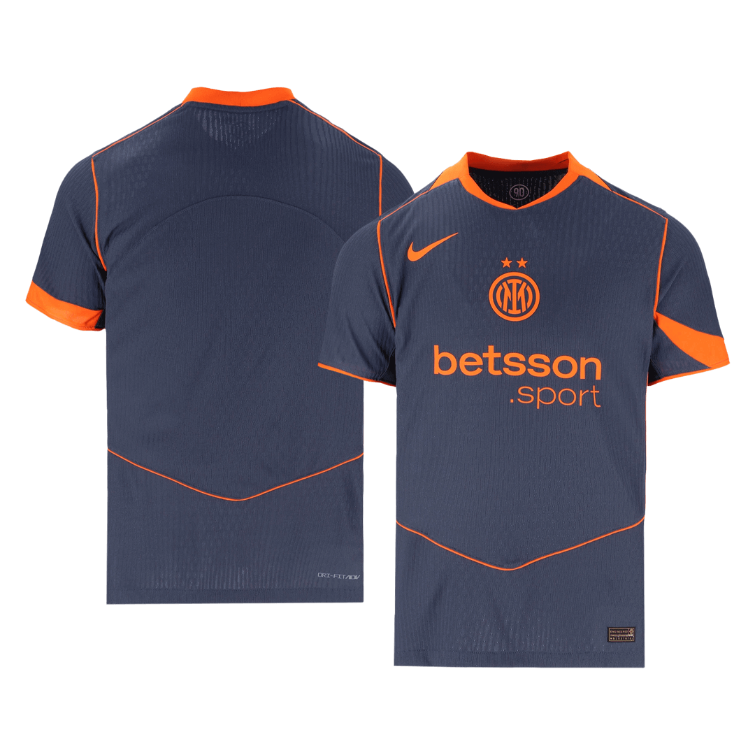 Inter Milan Third Maillot 2025/26 Bleu marine Authentique Grande Taille