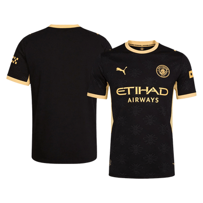 ENZO #17 Manchester City Extérieur Maillot 2026/27 Noir Joueur - UCL