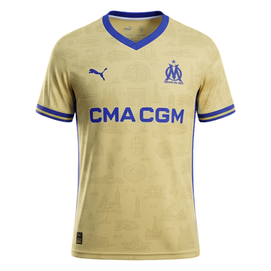 Olympique de Marseille Fourth Maillot 2025/26 Jaune