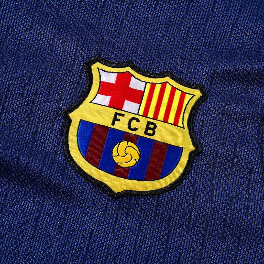 Barcelone Sweatshirt Kit 2025/26 Enfant Bleu marine