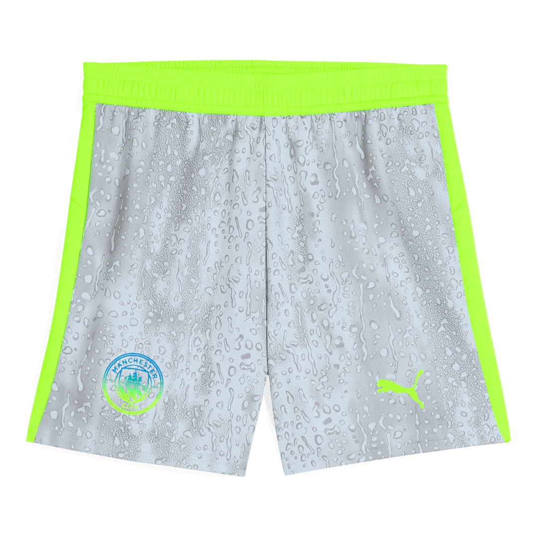 Manchester City Third Maillot Kit 2025/26 Gris