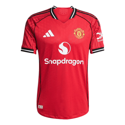 ŠEŠKO #30 Manchester United Domicile Maillot 2025/26 Rouge Authentique