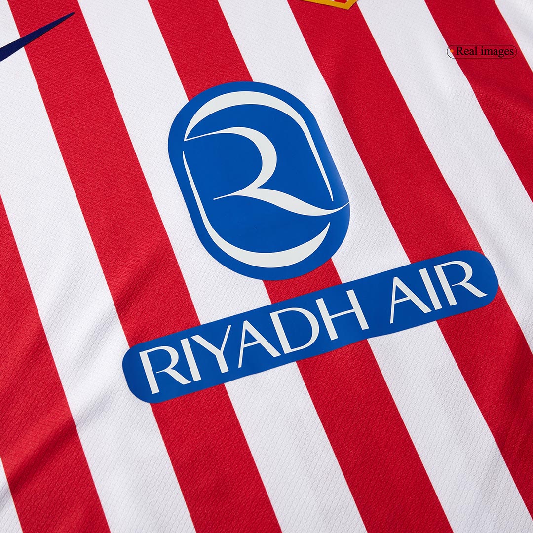 GRIEZMANN #7 Atlético Thuisshirt 2025/26 Rood-Wit