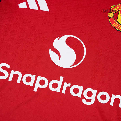 ŠEŠKO #30 Manchester United Domicile Maillot 2025/26 Rouge Authentique