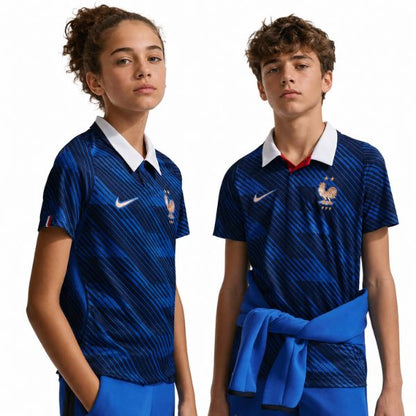 France Domicile Maillot Kit - Coupe du Monde 2026 Junior Bleu