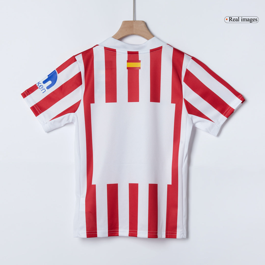 Atlético Thuisshirt Kit 2025/26 Kinderen Rood&Wit