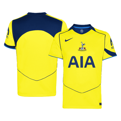 Tottenham Hotspur Third Maillot 2025/26 Jaune Grande Taille