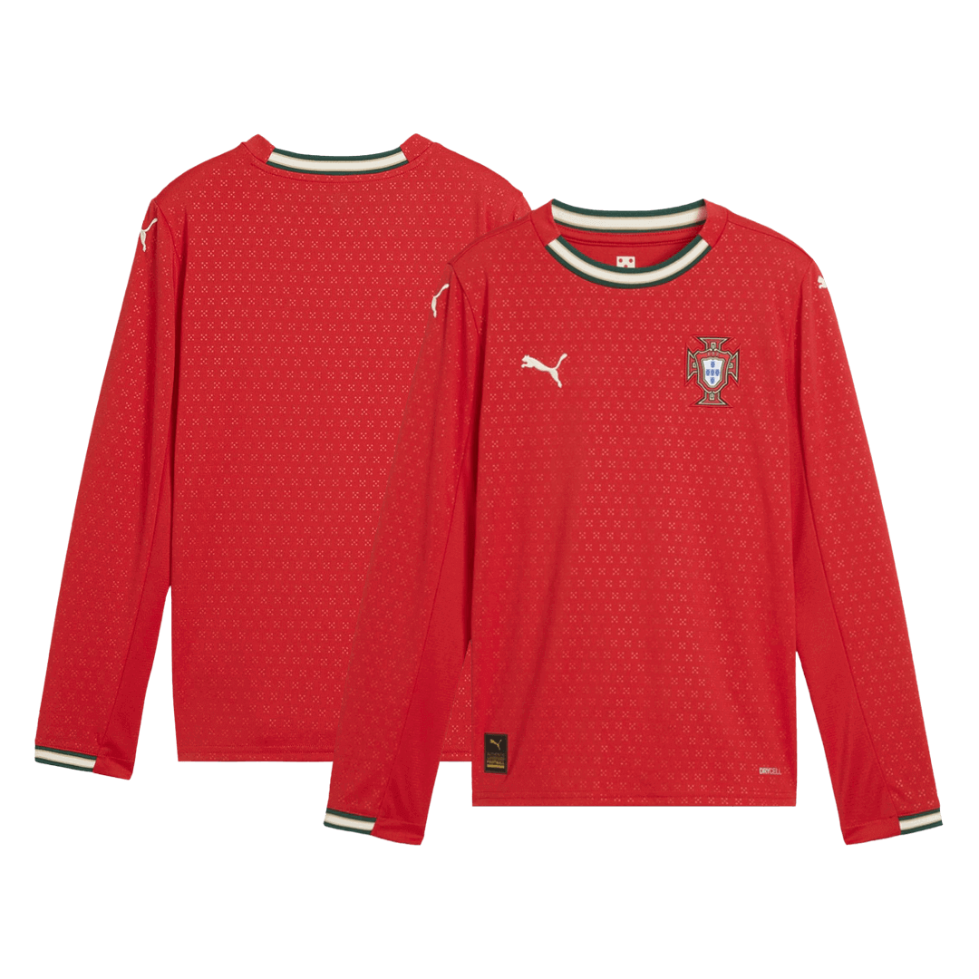 Portugal Thuisshirt Lange Mouwen 2025