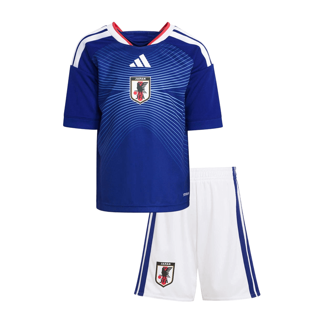 Japon Domicile Maillot Kit Coupe du Monde 2026 Junior Bleu marine
