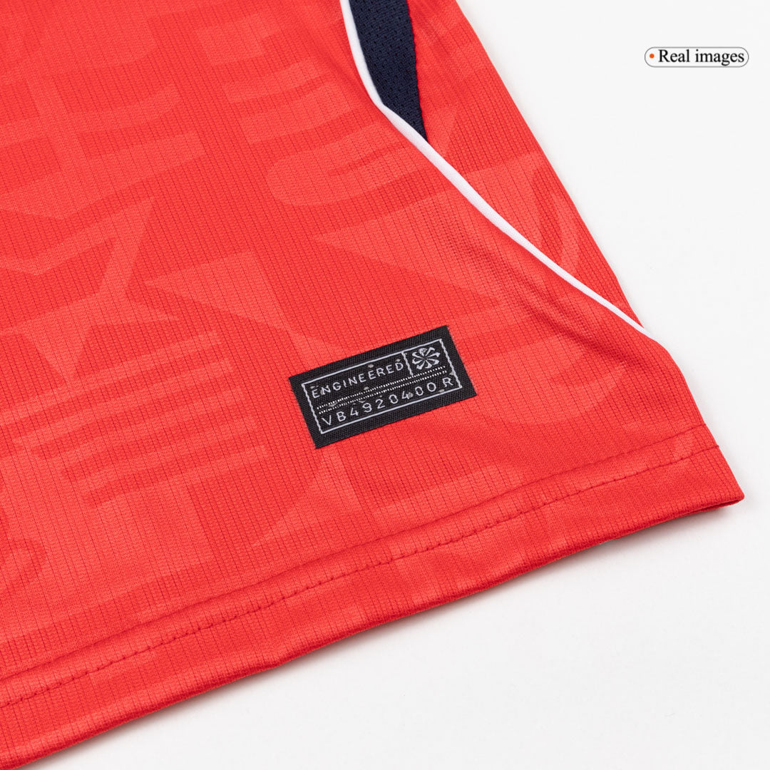 Angleterre Extérieur Maillot Kit - Coupe du Monde 2026 Junior Rouge