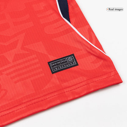 Angleterre Extérieur Maillot Kit - Coupe du Monde 2026 Junior Rouge