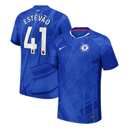 ESTÊVÃO #41 Chelsea Domicile Maillot 2025/26 Bleu Authentique