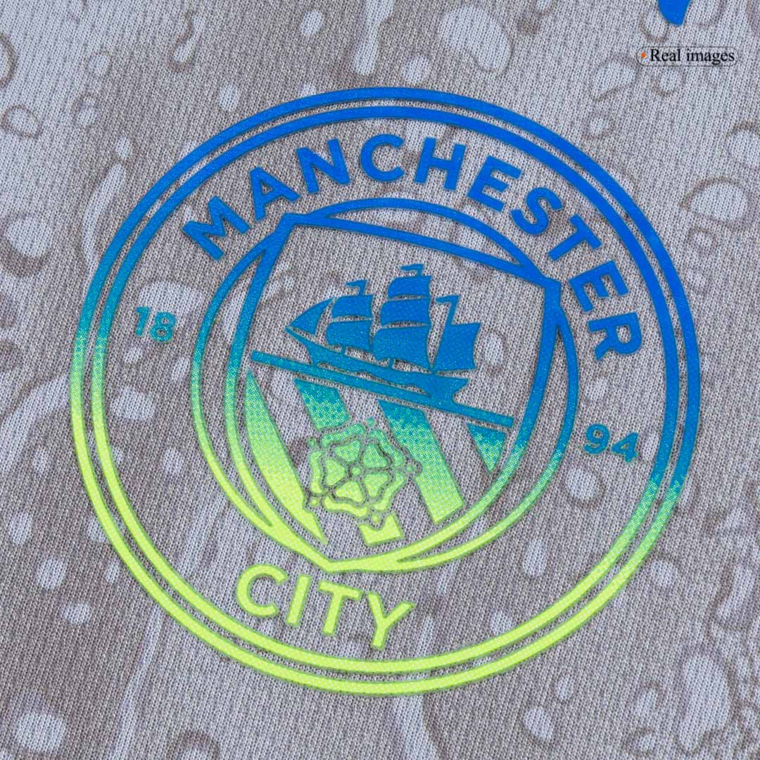 Manchester City Third Maillot Kit 2025/26 Gris