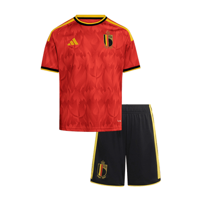 Belgique Domicile Maillot Kit - Coupe du Monde 2026 Junior Rouge