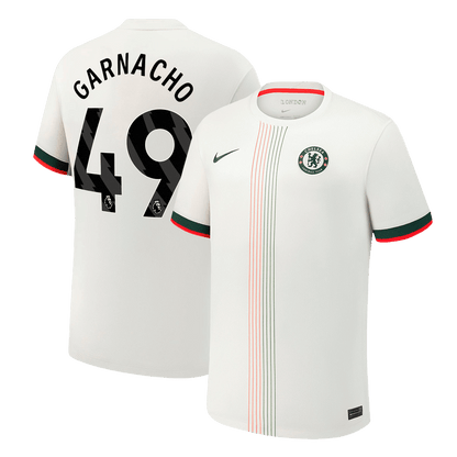 GARNACHO #49 Chelsea Uitshirt 2025/26 Wit