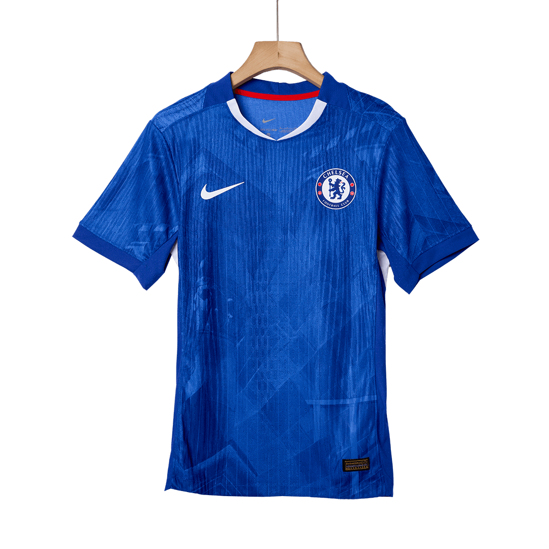 NETO #7 Chelsea Thuisshirt 2025/26 Blauw Authentiek
