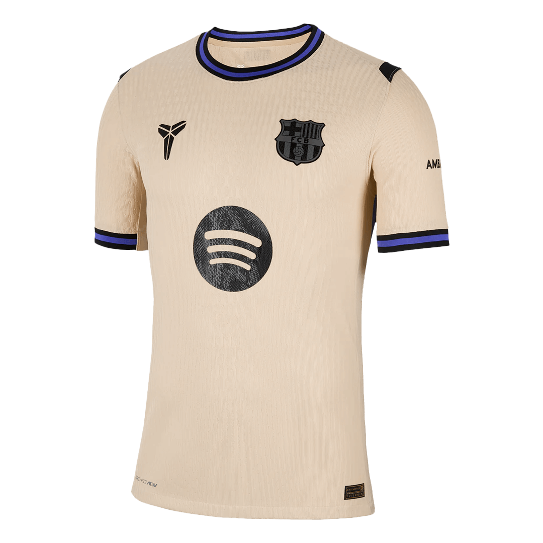 ROONY #28 Barcelona Uit Thuisshirt 2025/26 Geel Speler - UCL