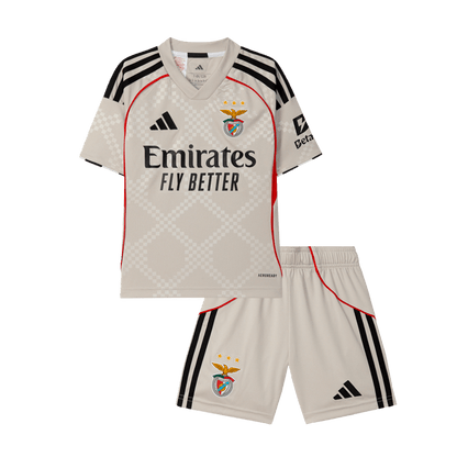 Lissabon Uitshirt Set 2025/26 Junior Beige