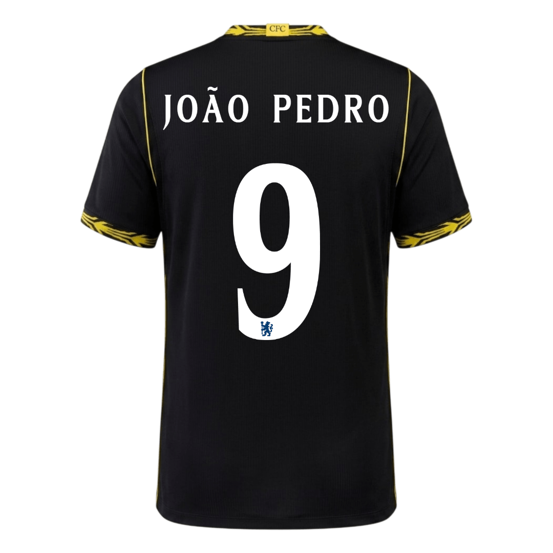 JOÃO PEDRO #9 Chelsea Extérieur Maillot 2026/27 Noir - UCL