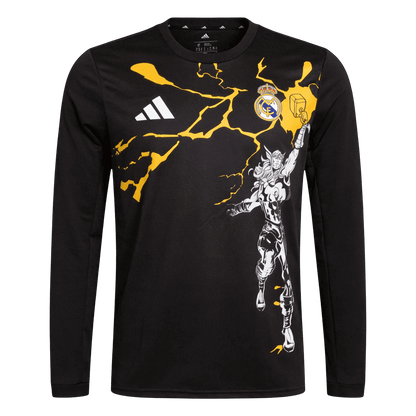 Real Madrid Maillot Manches Longues 2025/26 Noir