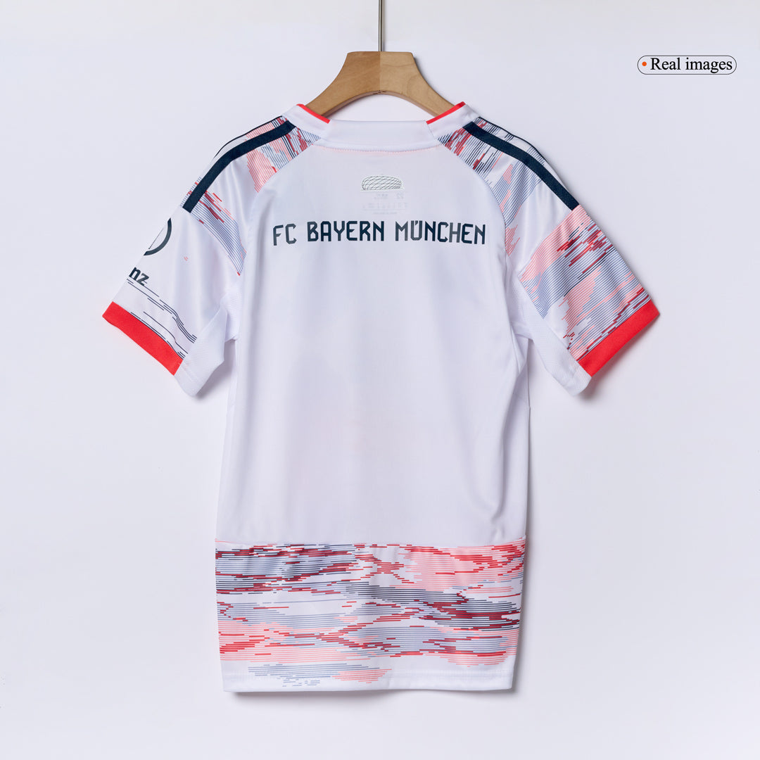Munich Extérieur Maillot Kit 2025/26 Junior Blanc