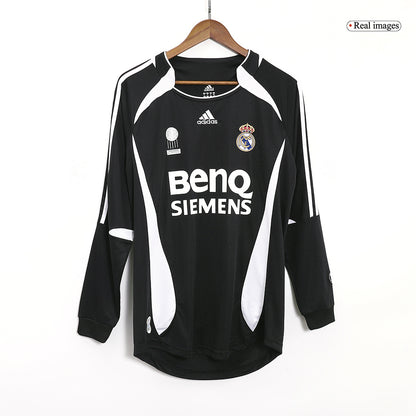 Retro Real Madrid Uitshirt Lange Mouwen 2006/07
