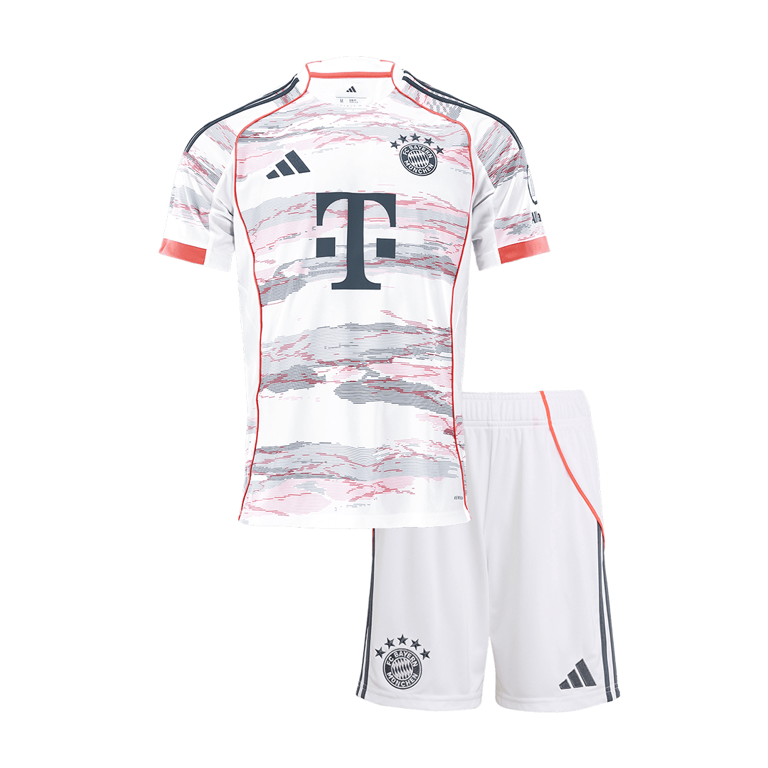 Munich Extérieur Maillot Kit 2025/26 Junior Blanc