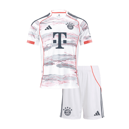 Munich Extérieur Maillot Kit 2025/26 Junior Blanc